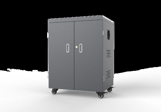 Armoire de rangement pour tablettes avec 54 ports USB, en tôle galvanisée et système de protection de sécurité 8S