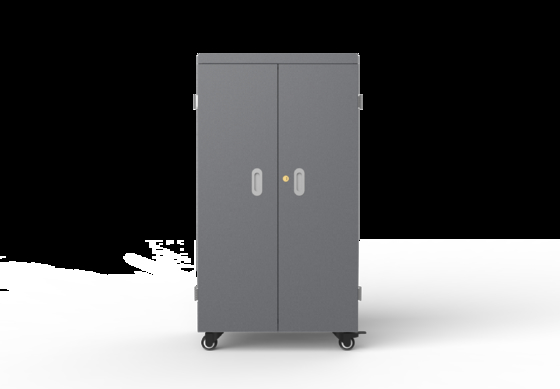 Cabinet de charge USB 64 baies pour tablettes avec ventilateurs de refroidissement