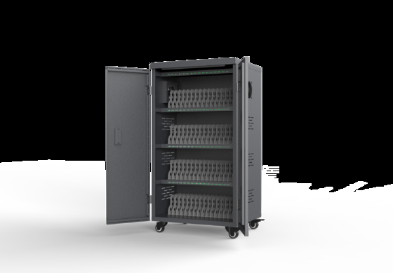 Cabinet de charge USB 64 baies pour tablettes avec ventilateurs de refroidissement