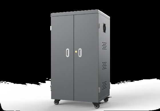 Cabinet de charge USB 64 baies pour tablettes avec ventilateurs de refroidissement