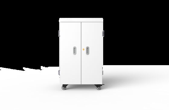 42 Slots iPad Chargeur avec ventilateurs de refroidissement Des trous de ventilation et des roues médicales allemandes