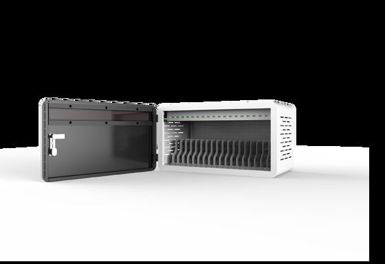 18 ports USB Armoire de recharge iPad avec construction en tôle galvanisée et système de protection de sécurité 8S