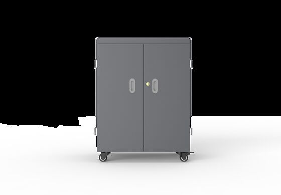 Armoire de rangement et de chargement pour tablettes, 54 emplacements USB, chariot de chargement intelligent
