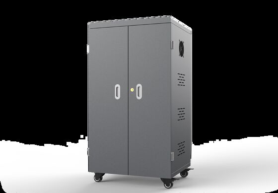 64 Ports de charge Voiture de charge de tablette avec système de protection de sécurité 8S et ventilateurs de refroidissement