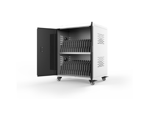Laptops Chromebooks Armoire de recharge 30 prises électriques AC Chariot de recharge
