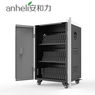 Chariot de remplissage 65kg de salle de classe d'Apple Ipad de 42 Tablettes avec des trous de ventilation