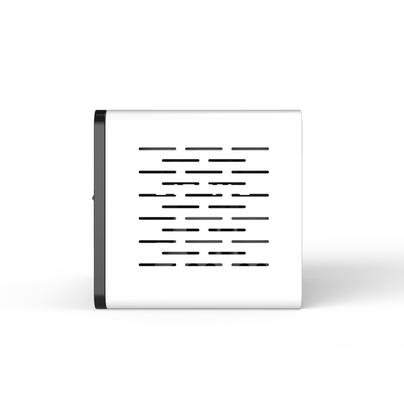 Cabinet de recharge mini noir avec couche intercalaire en plastique d'ingénierie ABS