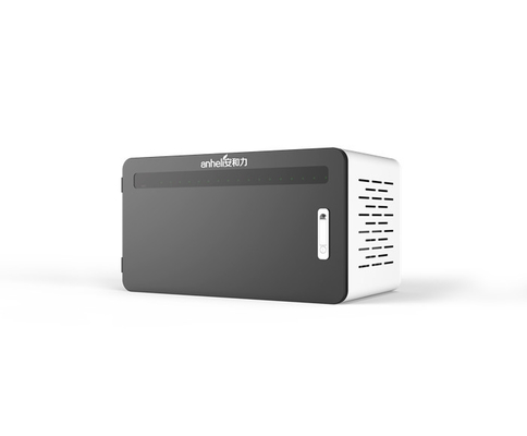 Cabinet de recharge mini noir avec couche intercalaire en plastique d'ingénierie ABS