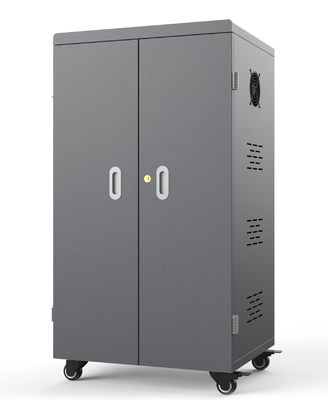 L'ABS machinant le chariot de remplissage de Cabinet de mobile en plastique de Chromebook a galvanisé